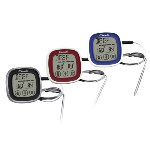 Escali Touchscreen Thermometer-Timer Rood