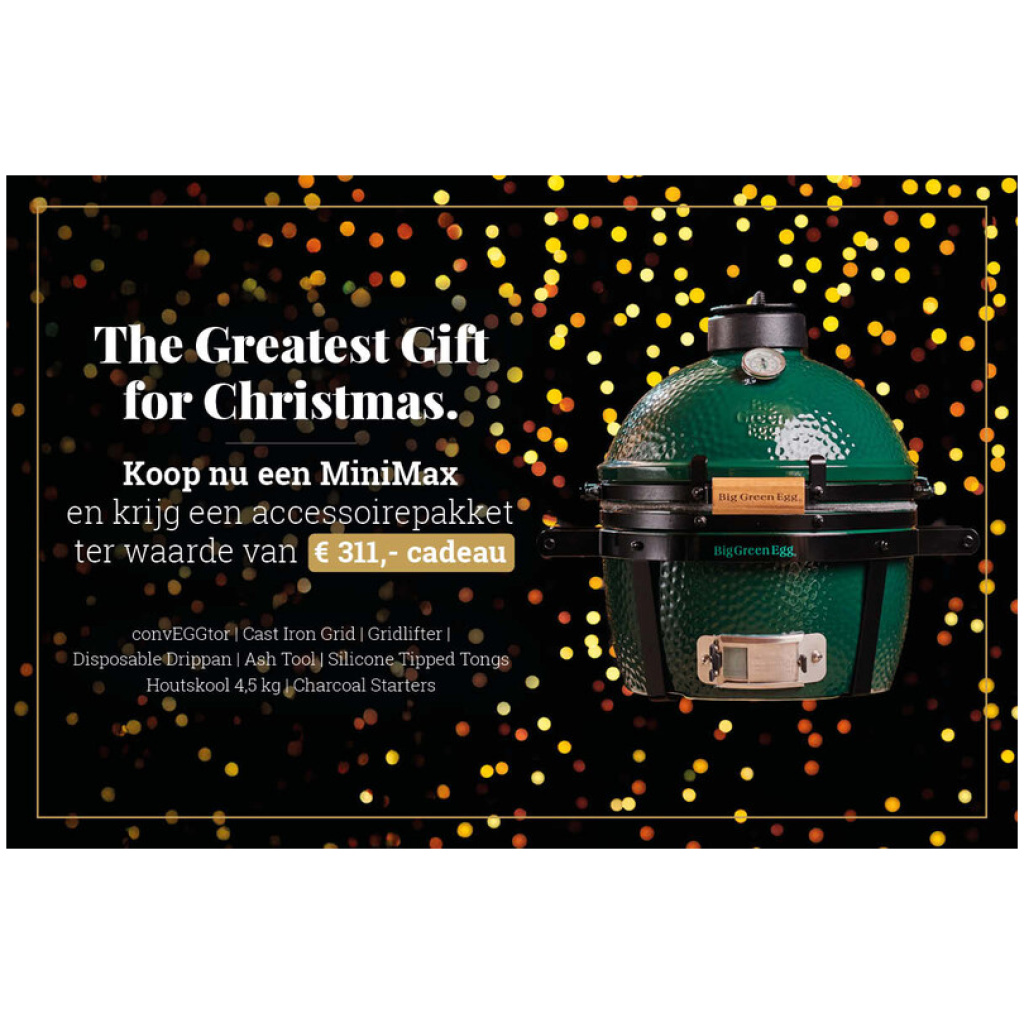 Kerstspecial Big Green Egg Minimax Kerstspecial