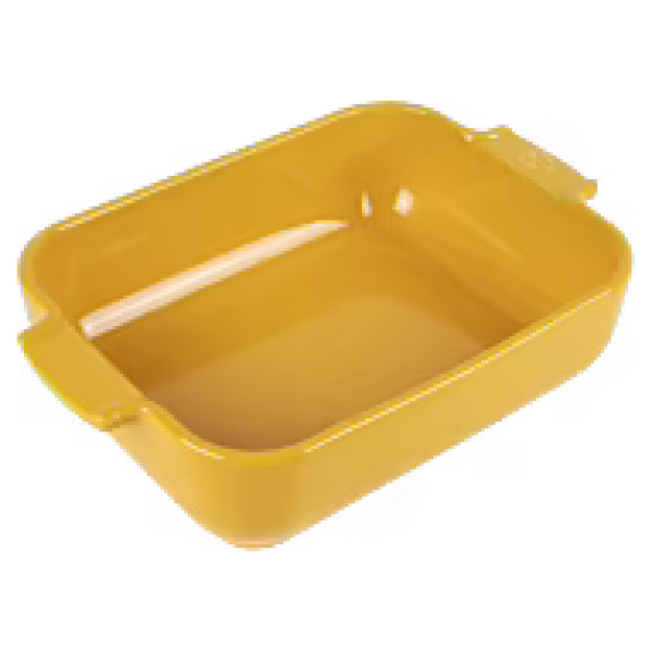Peugeot Appolia Ovenschaal Rechthoekig-25cm-Saffraangeel