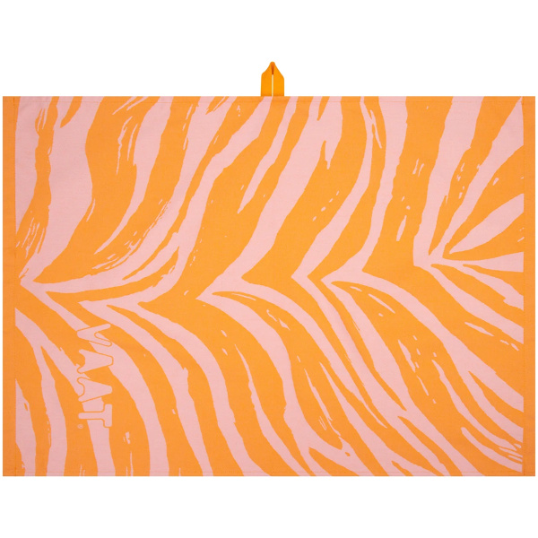 VAAT Thee-en-Keukenhanddoek-Giftset Zebra Roze-Oranje - Afbeelding 4