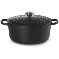 Le Creuset Braadpan Signature Mat Zwart-28cm